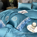 Designer Mewah Lake Blue Bedding Set All Seasons